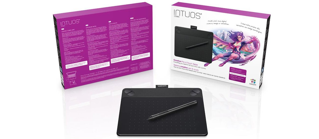 Wacom Intuos Comic S czarny - Tablety graficzne - Sklep